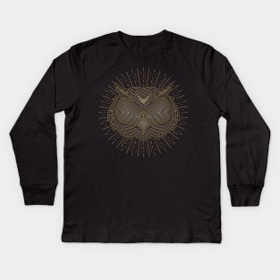 The Owl Head Kids Long Sleeve T-Shirt